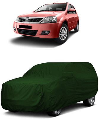 ANTOFY Car Cover For Mahindra E Verito D4 (With Mirror Pockets)(Green)