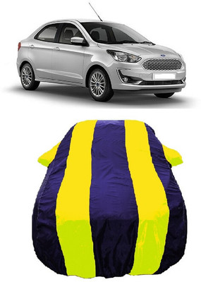Wegather Car Cover For Ford Figo Aspire Titanium Plus Diesel (With Mirror Pockets)(Yellow)