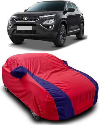 ANTOFY Car Cover For Tata Harrier XZ Dark Edition Diesel (With Mirror Pockets)(Red, Blue)