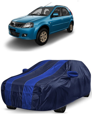 ANTOFY Car Cover For Mahindra E Verito D6 (With Mirror Pockets)(Blue, Blue)
