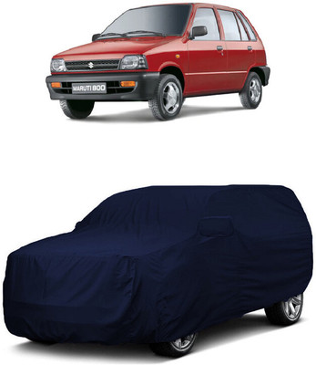 ANTOFY Car Cover For Maruti 800 AC LPG (With Mirror Pockets)(Blue)