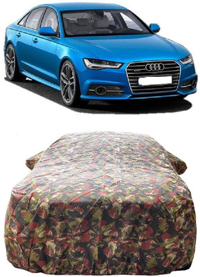 Wegather Car Cover For Audi S6 4.0 TFSI Petrol (With Mirror Pockets)(Multicolor)