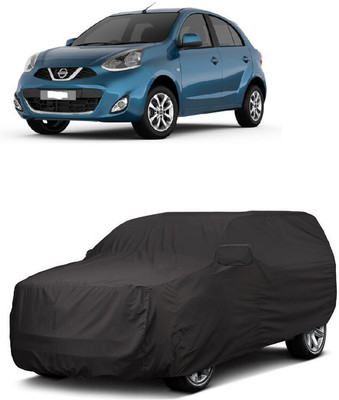 ANTOFY Car Cover For Nissan Micra XL Option D Diesel (With Mirror Pockets)(Grey)