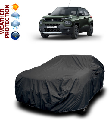 CODOKI Car Cover For Tata Universal For Hatchback (With Mirror Pockets)(Black)