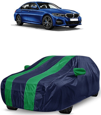 ANTOFY Car Cover For Mini Cooper 3 Series (With Mirror Pockets)(Green, Blue)
