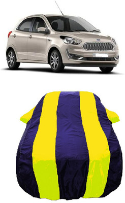 Wegather Car Cover For Ford Figo Titanium AT Petrol (With Mirror Pockets)(Yellow)