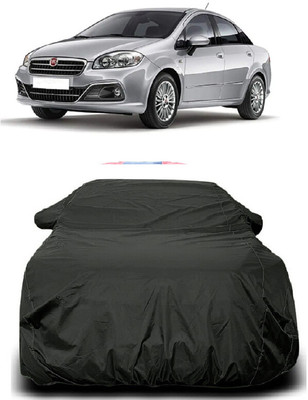 Autoprime Car Cover For Fiat Linea Power Up 1.3 Active Diesel (With Mirror Pockets)(Grey)
