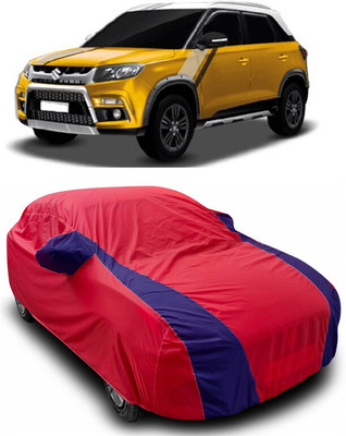 ANTOFY Car Cover For Maruti Suzuki Grand Vitara LDi (With Mirror Pockets)(Red, Blue)