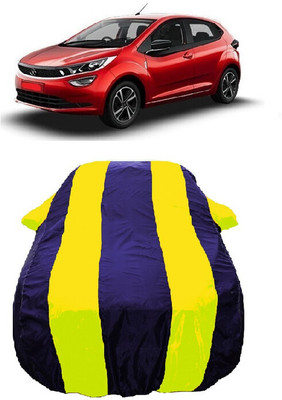 Wegather Car Cover For Tata Altroz XZ Diesel (With Mirror Pockets)(Yellow)