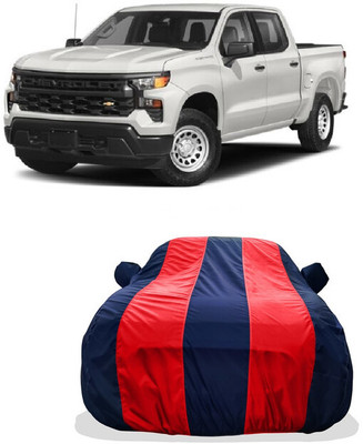 Tricway Car Cover For Chevrolet Silverado 5.3L (With Mirror Pockets)(Red)