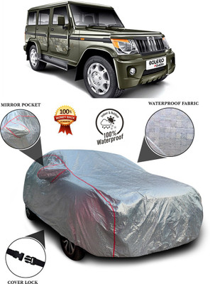 PAGORA Car Cover For Mahindra Bolero (With Mirror Pockets)(Silver)