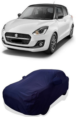 Tricway Car Cover For Maruti Suzuki Swift AMT ZXI Plus Petrol (With Mirror Pockets)(Blue)