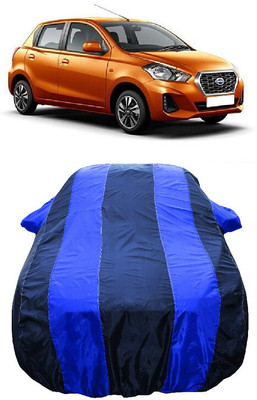 Wegather Car Cover For Datsun GO T (With Mirror Pockets)(Blue)