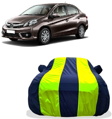 Tricway Car Cover For Honda Amaze VX CVT i-VTEC (With Mirror Pockets)(Yellow)