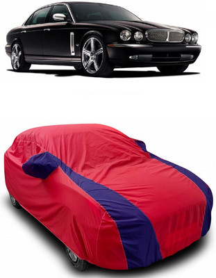 ANTOFY Car Cover For Jaguar Super V8 (With Mirror Pockets)(Red, Blue)