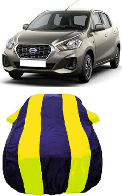 Wegather Car Cover For Datsun Datsun GO D Petrol (With Mirror Pockets)(Yellow)