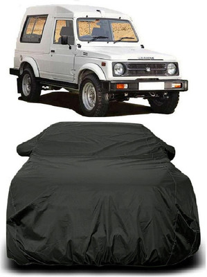 Autoprime Car Cover For Maruti Suzuki Gypsy King (With Mirror Pockets)(Grey)