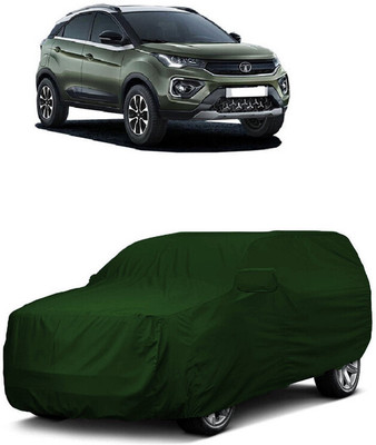 ANTOFY Car Cover For Tata Nexon (With Mirror Pockets)(Green)