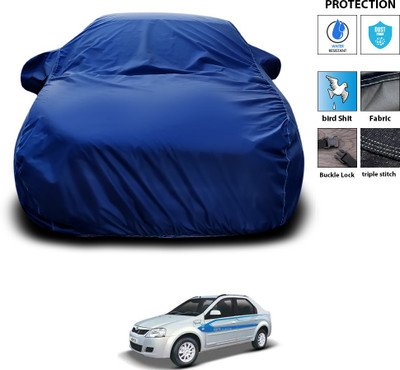 PAGORA Car Cover For Mahindra E Verito D2 (With Mirror Pockets)(Blue)