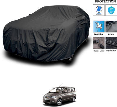 PAGORA Car Cover For Chevrolet Enjoy (With Mirror Pockets)(Black)