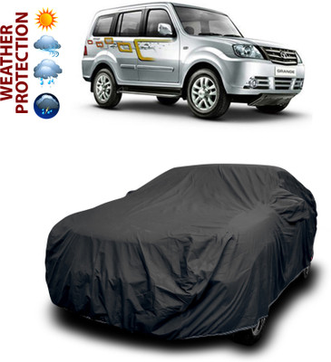 PAGORA Car Cover For Tata Sumo Grande (With Mirror Pockets)(Black)