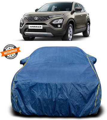 PAGORA Car Cover For Tata Harrier (With Mirror Pockets)(Blue)