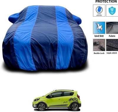 PAGORA Car Cover For Chevrolet Beat (With Mirror Pockets)(Blue)