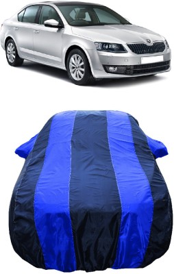 Wegather Car Cover For Skoda Fabia 1.8 TSi (With Mirror Pockets)(Blue)