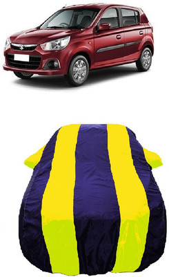 Wegather Car Cover For Maruti Suzuki Alto K10 LX Optional (With Mirror Pockets)(Yellow)