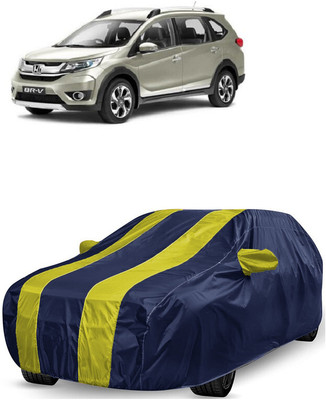 ANTOFY Car Cover For Honda BRV i-DTEC E MT (With Mirror Pockets)(Yellow, Blue)