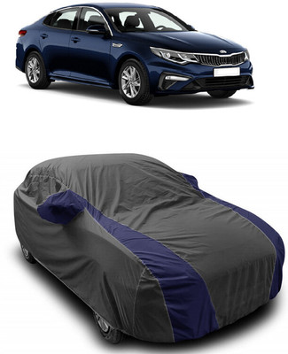 ANTOFY Car Cover For Kia Optima (With Mirror Pockets)(Grey, Blue)