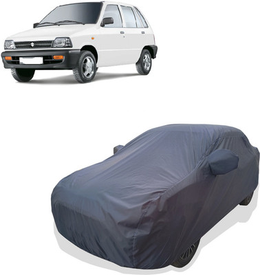 Tricway Car Cover For Maruti 800 DUO AC LPG (With Mirror Pockets)(Grey)