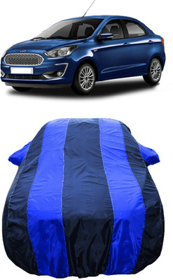 Wegather Car Cover For Ford Figo Aspire (With Mirror Pockets)(Blue)