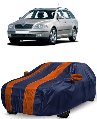 ANTOFY Car Cover For Tata Estate 1.9D (With Mirror Pockets)(Orange, Blue)