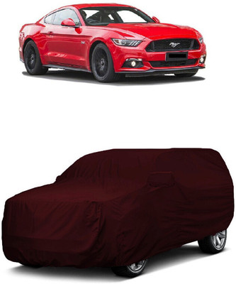 ANTOFY Car Cover For Ford Mustang (With Mirror Pockets)(Maroon)