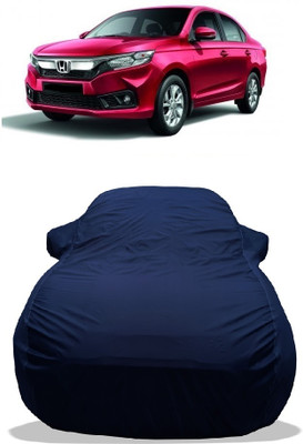Wegather Car Cover For Honda Amaze S Petrol (With Mirror Pockets)(Blue)