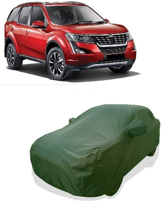 Tricway Car Cover For Mahindra XUV500 W11 AT Diesel (With Mirror Pockets)(Green)