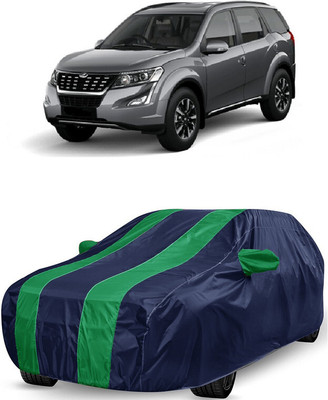 ANTOFY Car Cover For Mahindra XUV500 W7 Diesel (With Mirror Pockets)(Green, Blue)