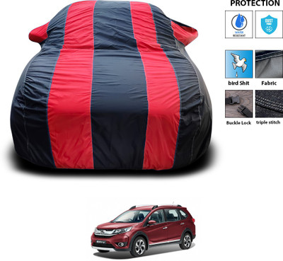 GOSHIV-car and bike accessories Car Cover For Honda BRV (With Mirror Pockets)(Red)