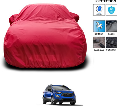 PAGORA Car Cover For Ford Ecosport (With Mirror Pockets)(Maroon)