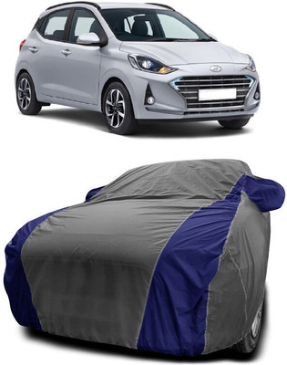Autoprime Car Cover For Hyundai Grand i10 Nios Asta CRDi Diesel (With Mirror Pockets)(Grey, Blue)