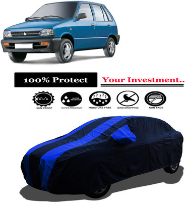 Amexride Car Cover For Maruti 800 AC BSII (With Mirror Pockets)(Multicolor)