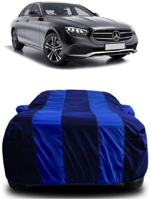 SUGASHRI Car Cover For Mercedes Benz E-Class (With Mirror Pockets)(Blue, Blue)