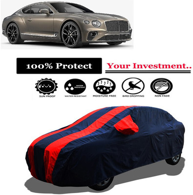 Amexride Car Cover For Bentley Continental GT V8 S (With Mirror Pockets)(Red)