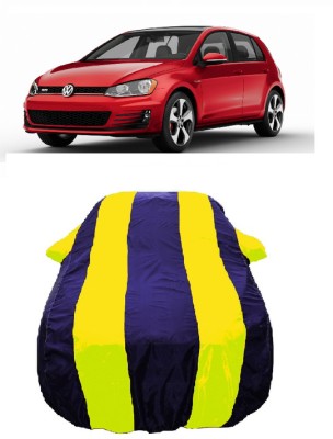 Wegather Car Cover For Volkswagen Golf 2.0 TSi (With Mirror Pockets)(Yellow)