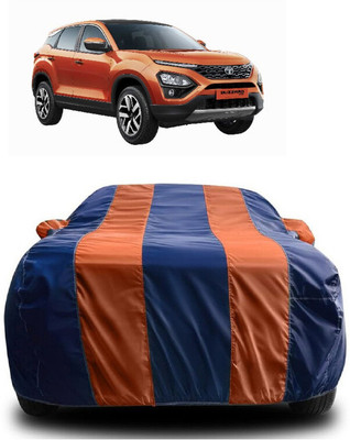 SUGASHRI Car Cover For Tata Buzzard (With Mirror Pockets)(Orange, Blue)