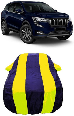 Wegather Car Cover For Mahindra Universal For SUV (With Mirror Pockets)(Yellow)