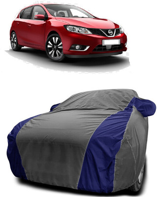 Autoprime Car Cover For Nissan Pulsar (With Mirror Pockets)(Grey, Blue)