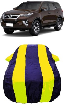 Wegather Car Cover For Toyota Fortuner 2.7 2WD MT Petrol (With Mirror Pockets)(Yellow)