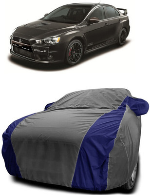 Autoprime Car Cover For Mitsubishi Lancer Evolution (With Mirror Pockets)(Grey, Blue)